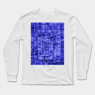 Watercolor abstract rectangles - blue Long Sleeve T-Shirt